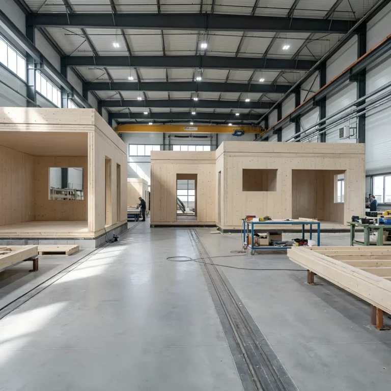 CLT-bouw constructie modulaire woning